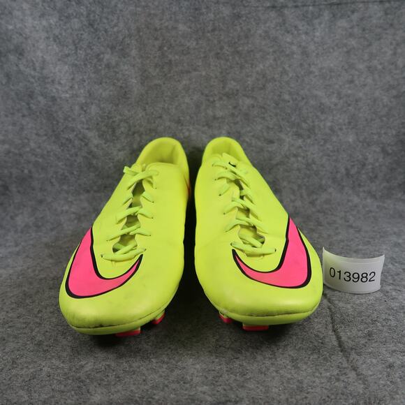 Nike Shoes Mens 11.5 Mercurial Victory V FG Soccer Cleats Volt Hyper Pink 2014 - Picture 2 of 11